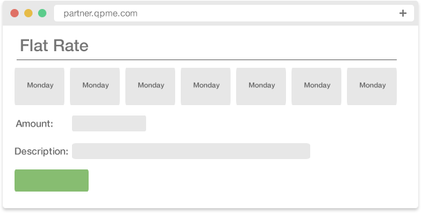 Rate Terminal Vector